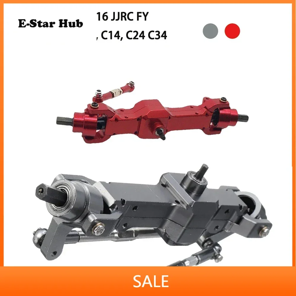 

Front Axle for HL WPL B16 B24 C14 C24 C34 FY JJRC 1/16 OP Accessories Metal Upgrade Parts Kit Rc Model Crawler Car Truck Buggy