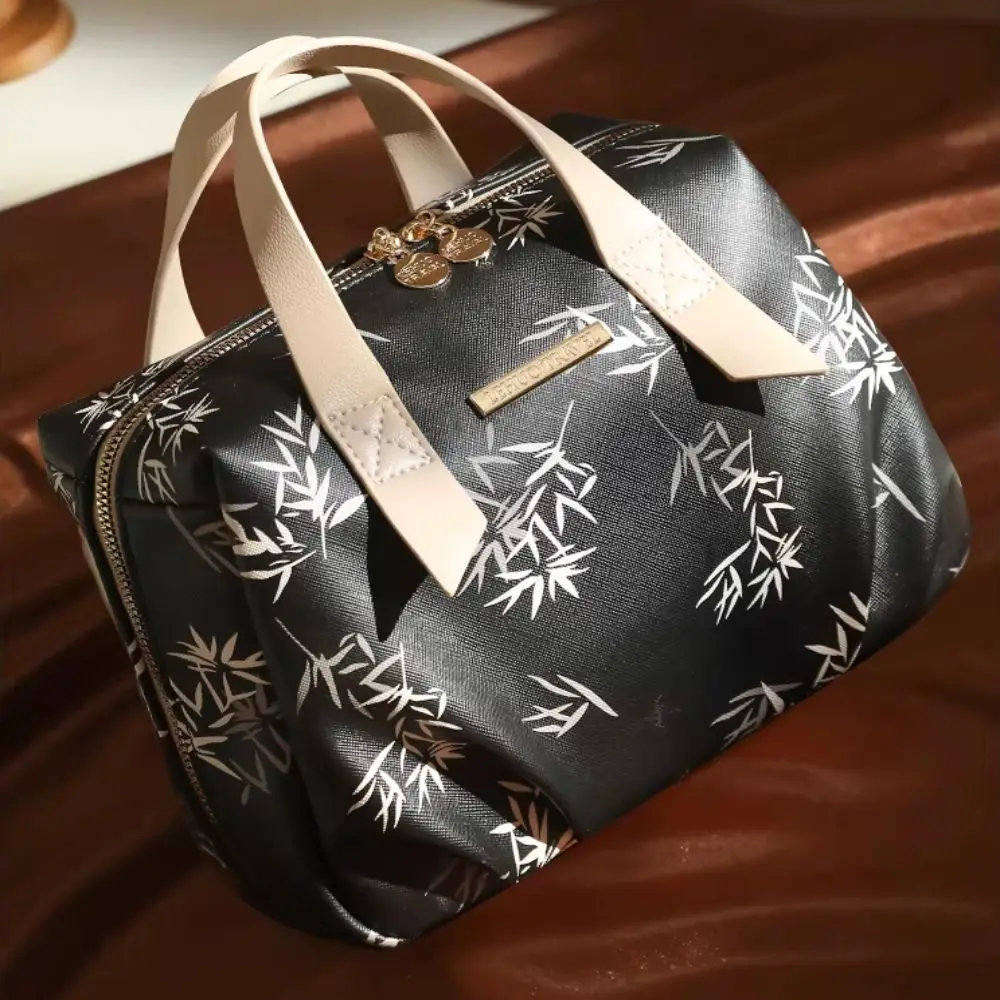 Multifunctional Portable Cosmetic Bag Elegant Printing Makeup Bag Chinese Style Large Capacity Wash Bag for Cosmetics Storage