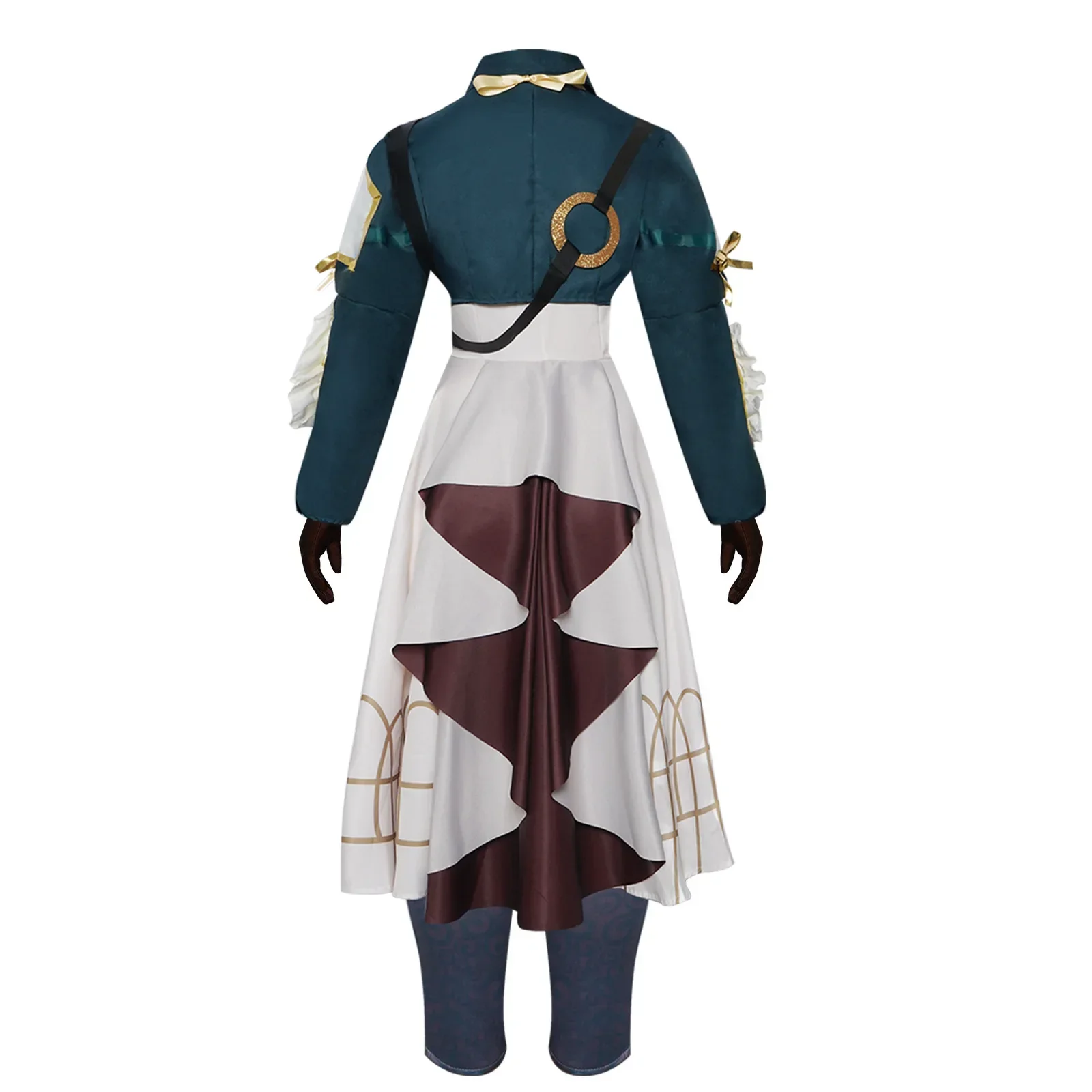 10 pçs violeta evergarden cosplay traje anime cosplay violeta evergarden traje para mulheres luvas de halloween acessórios feminino masculino