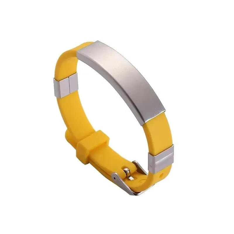 Custom Adjustable Wristband Bracelet, Personalized ID