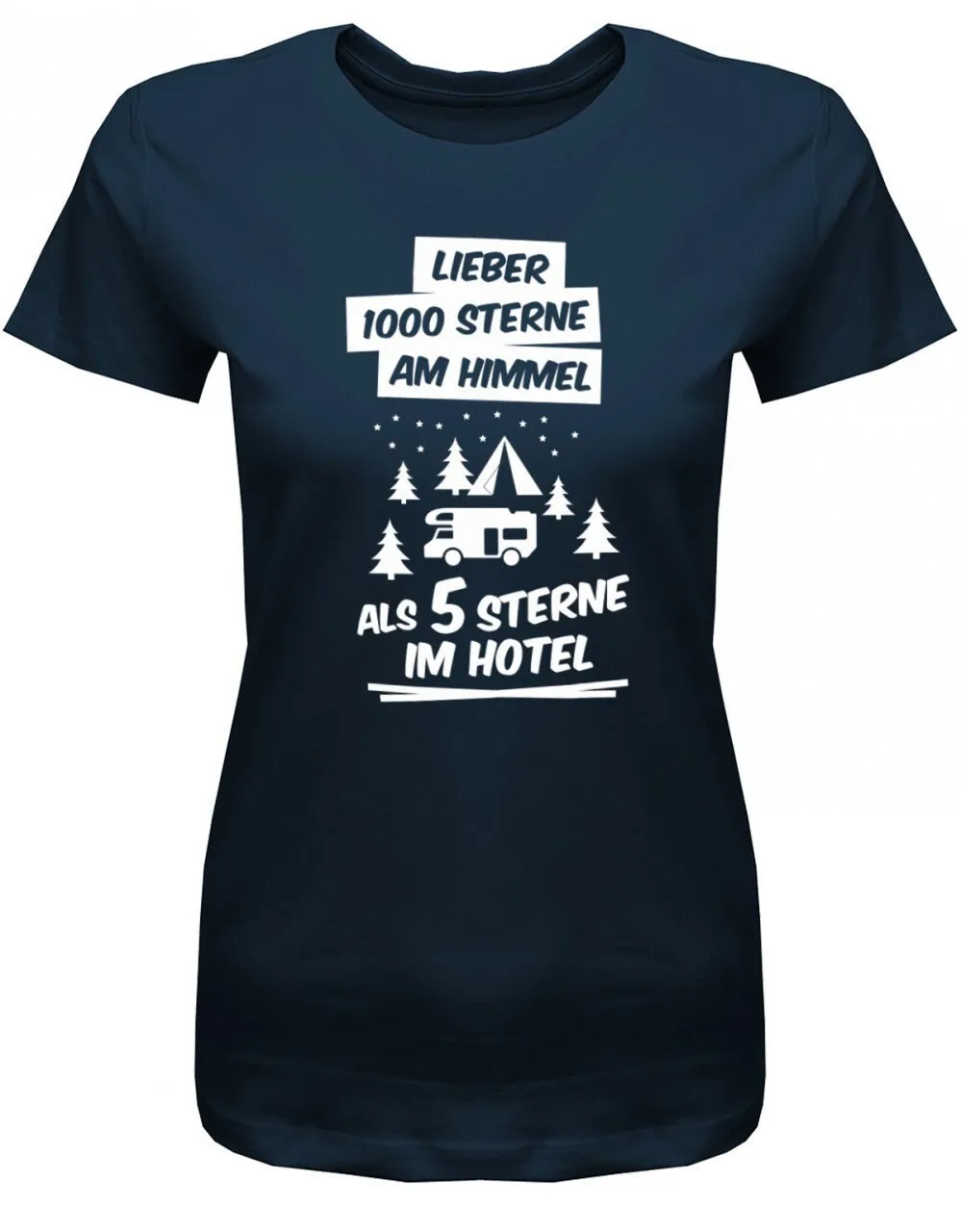 

Lieber 1000 Sterne Am Himmel Als 5 Im Hotel Damen T Shirt