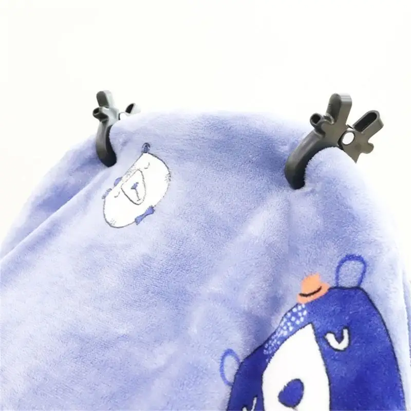 R66D 2 قطعة عربات الأطفال العالمية أوتاد عربة بلاستيكية مقاطع عربات الأطفال العالمية كليب ترقيات لحفظ البطانيات واللعبة بشكل آمن