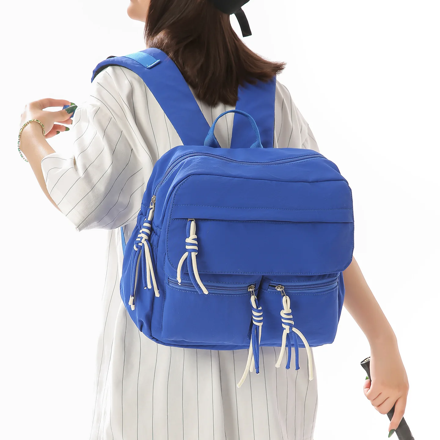 Multi-functional Casual Daypack Backpack Women Bag for Teens and Adults, Suitable for Daily School Commute, Short Travel Outdoor