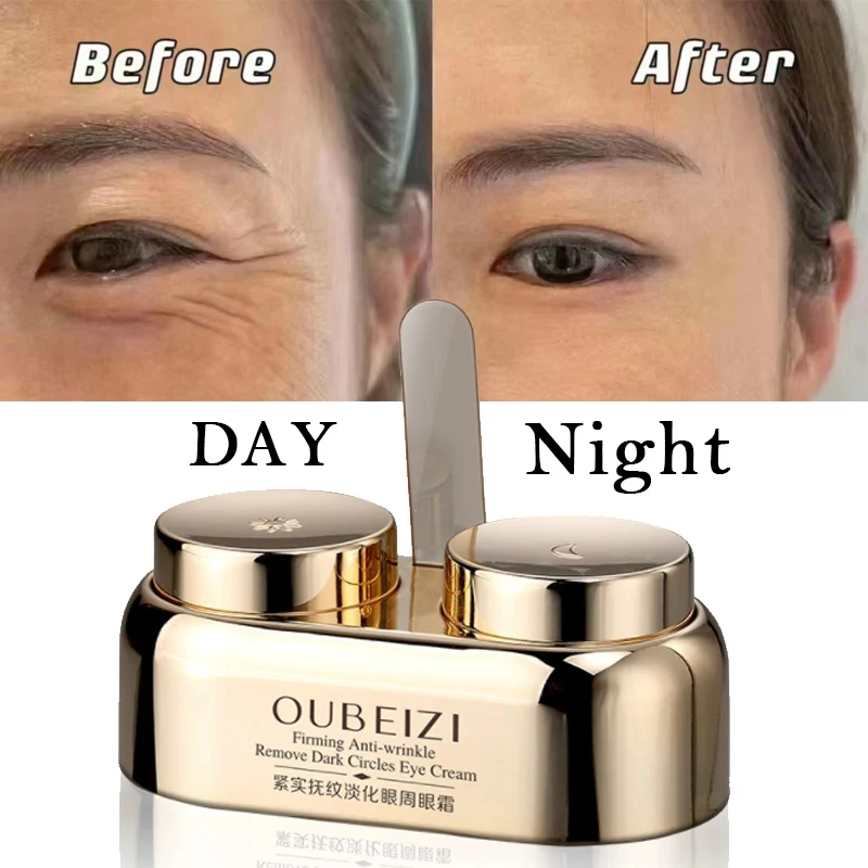 

Day/Night Peptide Collagen Eye Cream Moisture Anti-Wrinkle Anti Dark Circles Anti-aging Eye Bags Fade Fine Lines Korea Cosmetics