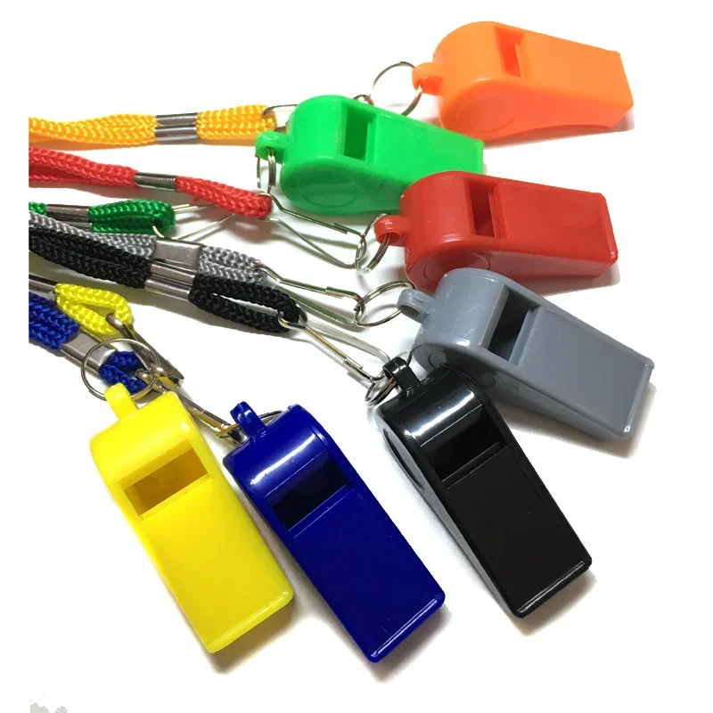 10 pcs Professional Coach Sports Football Basketball Referee Training Whistle Outdoor Survival With Cheerleading Tool