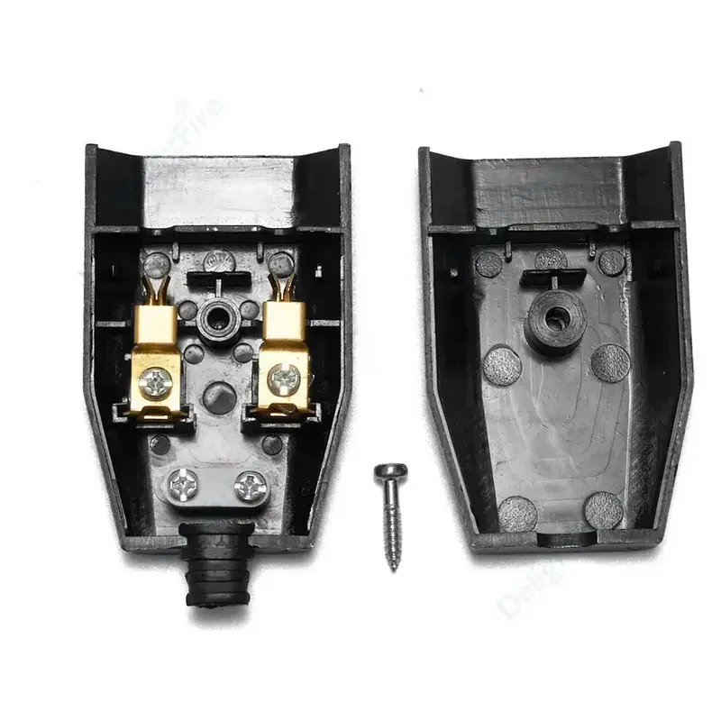 EU Standard Male Female Replacement Rewireable Wiring Plug 2 Hole Socket Power Extension Cord Plug Outlet Euro Cable Connector