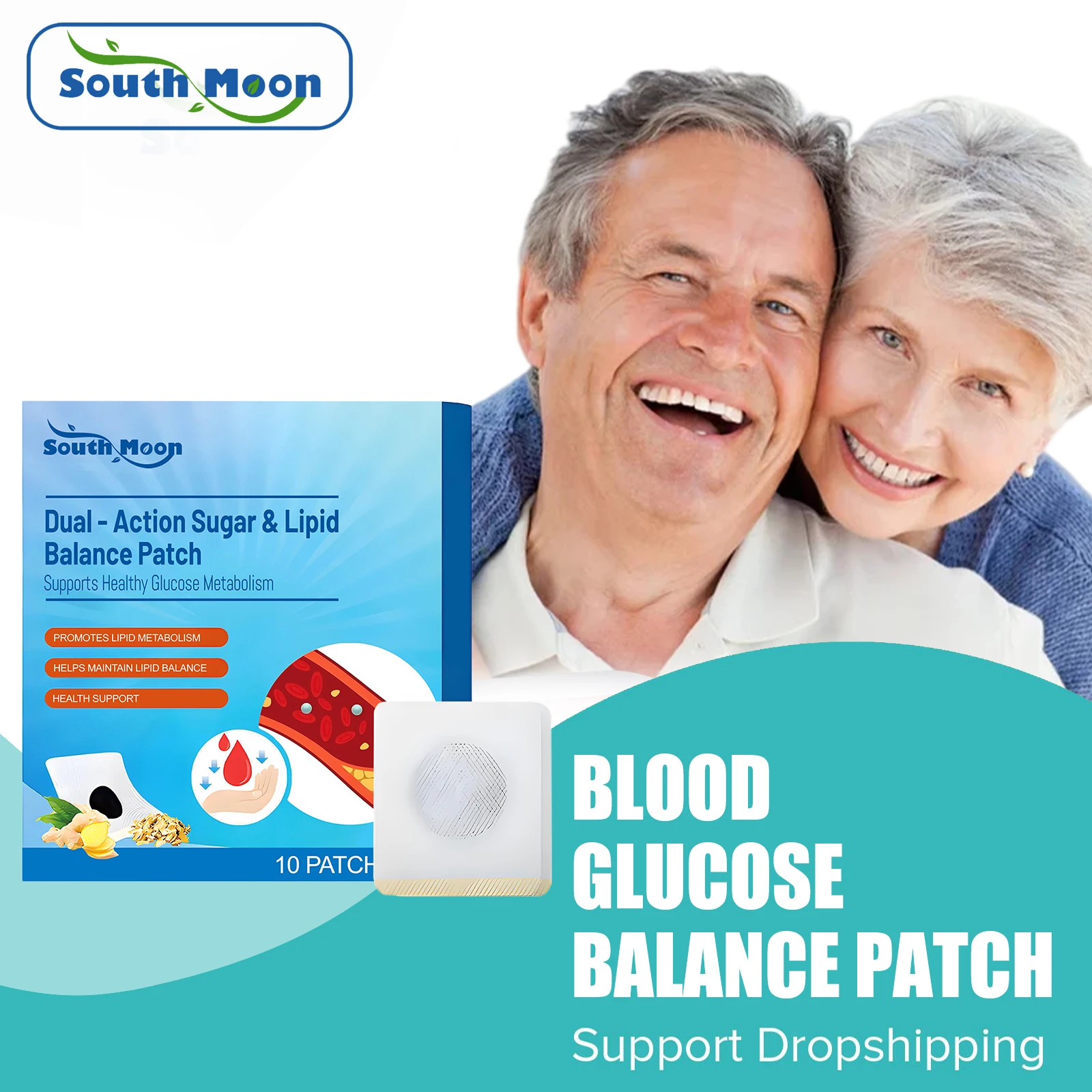 Hypertension Patch Control High Blood Pressure Stabilize Blood Glucose Level Anti Headache Improve Circulation Diabetes Plaster