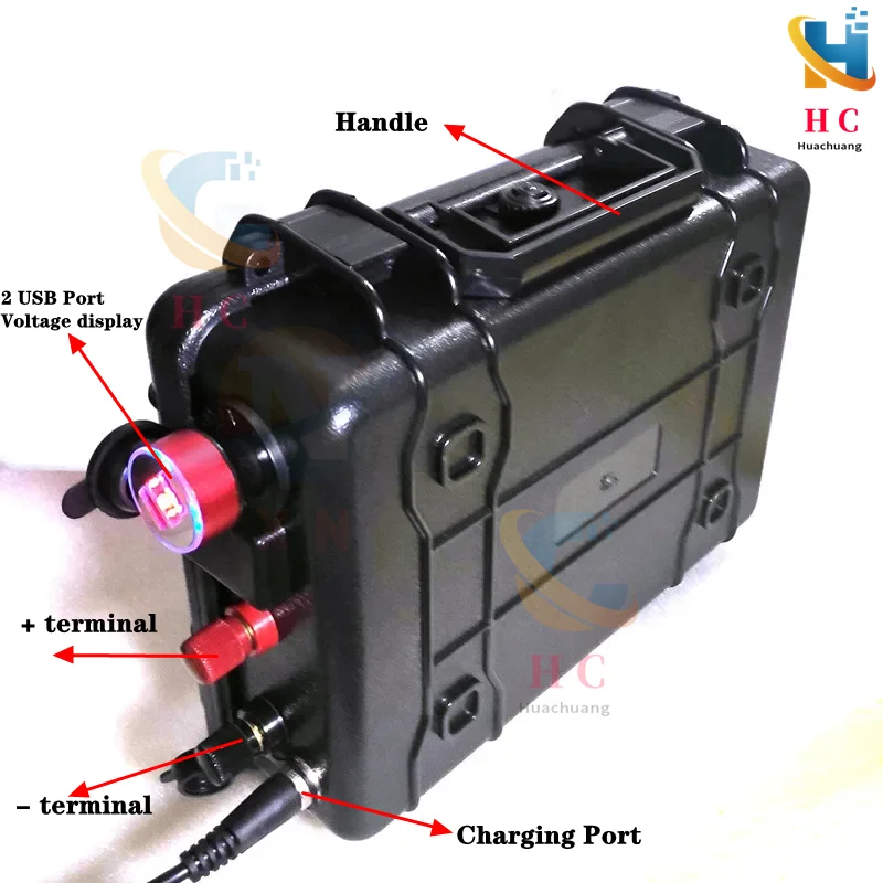 Lithium battery pack Iron Phosphate 12v 100Ah Deep Cycle Lifepo4 100A BMS Golf cart EV RV marine trolling motor +10A charger