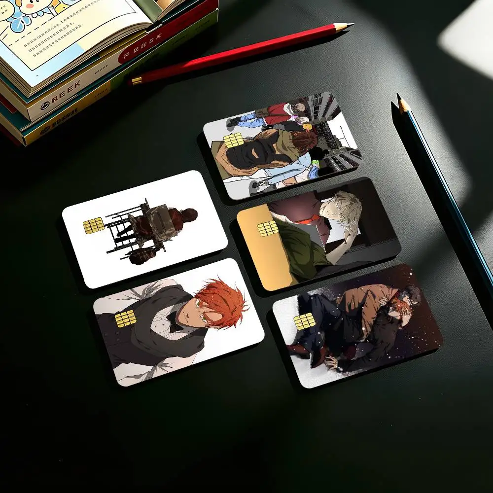 Comics I Love Yoo Credit Card HD Stickers Game Card Decal Small Chip Waterproof Sticker Gift