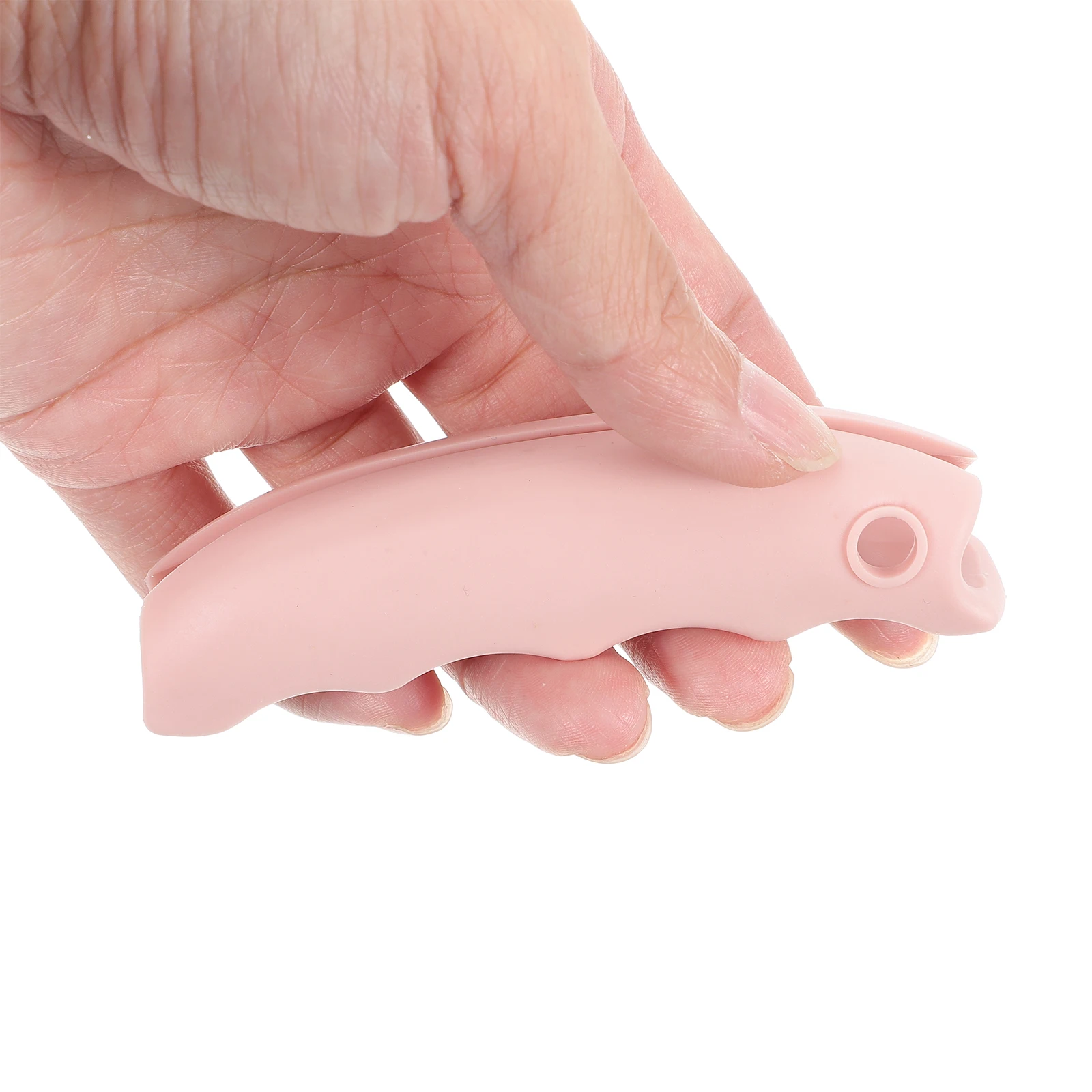 

Grocery Bag Holder Silicone Candy Color Portable Vegetables Device Handle Carrier Lock Kitchen Labor Saving (Random Color)