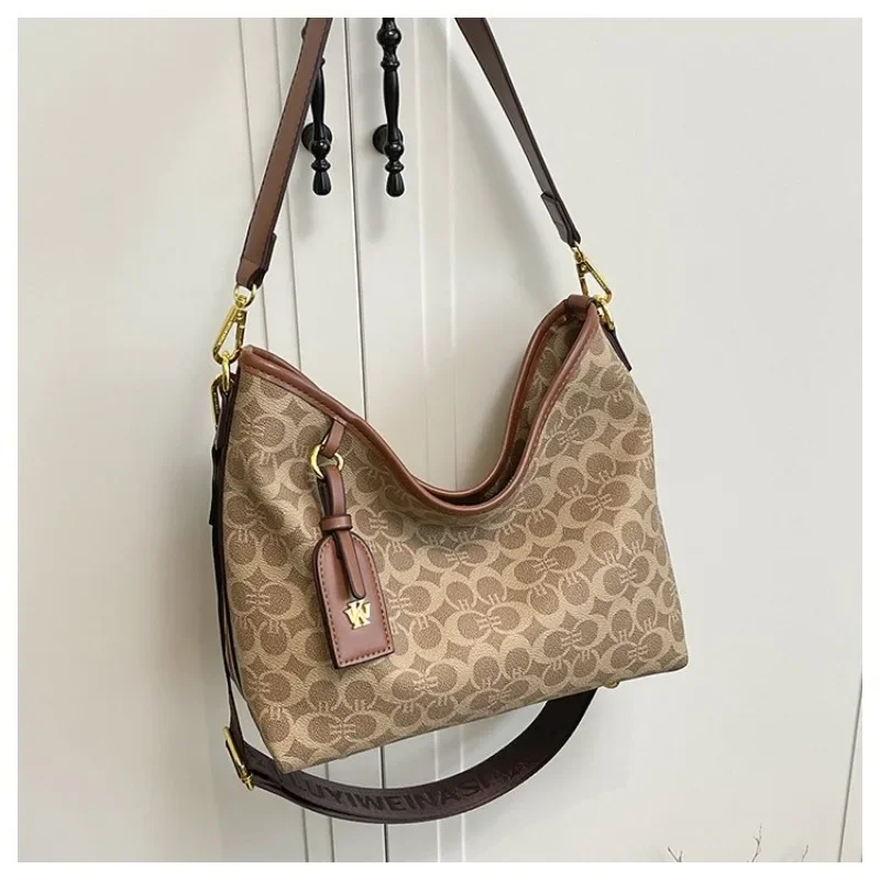 

2025 New Women's Stylish Monogram Bag - Large Capacity High-end Commuter Shoulder/Crossbody Elegant Trendy Purse for Daily Use