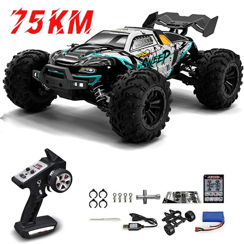 SCY 1:1675 Km/h 4WD Remote Control Car with LED Remote Control Car High Speed Drift Children Remote Control Car Adult