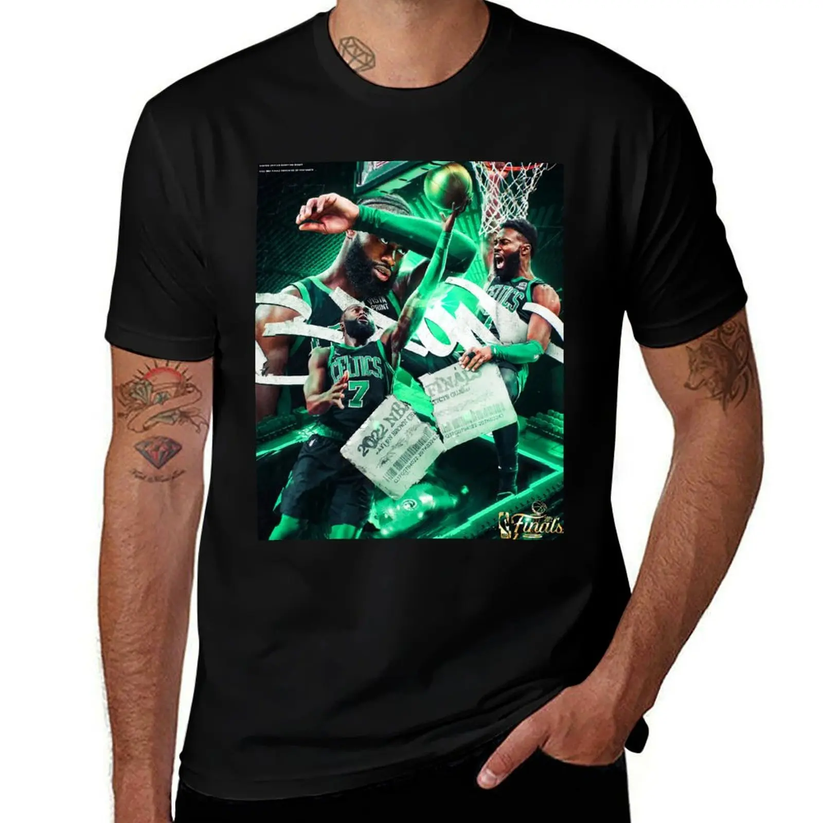 Jaylen Brown 7 Basketball T-Shirt Utility Work Short Sleeve Top T-Shirt