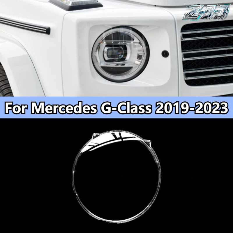 

Headlamps Shell Transparent Lampshade Car Front Headlight Cover For Mercedes G-Class W463 2nd W464 G55 G63 G65 2019-2022