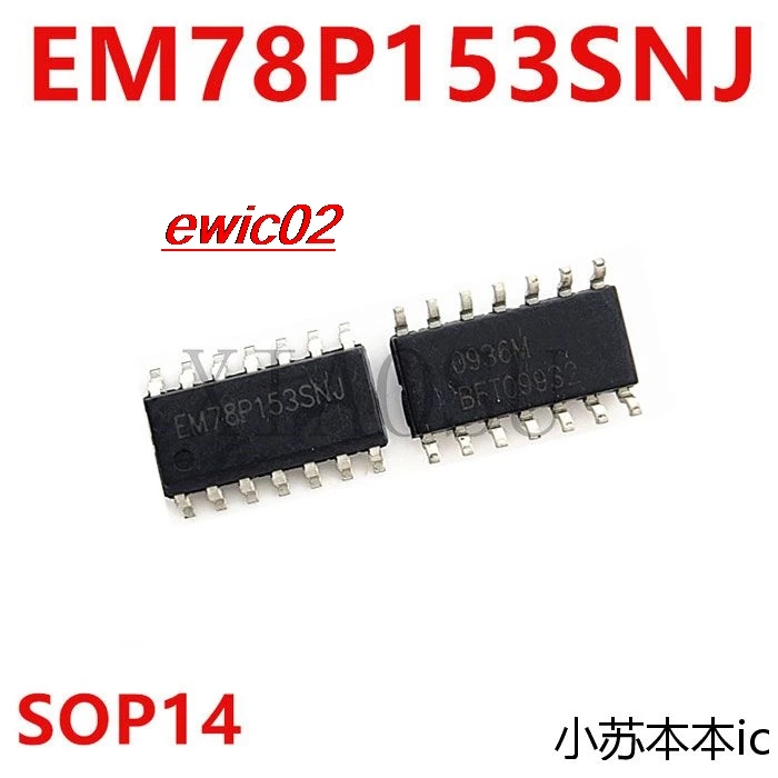 

5 шт., EM78P153SNJ SOP14 MCUIC