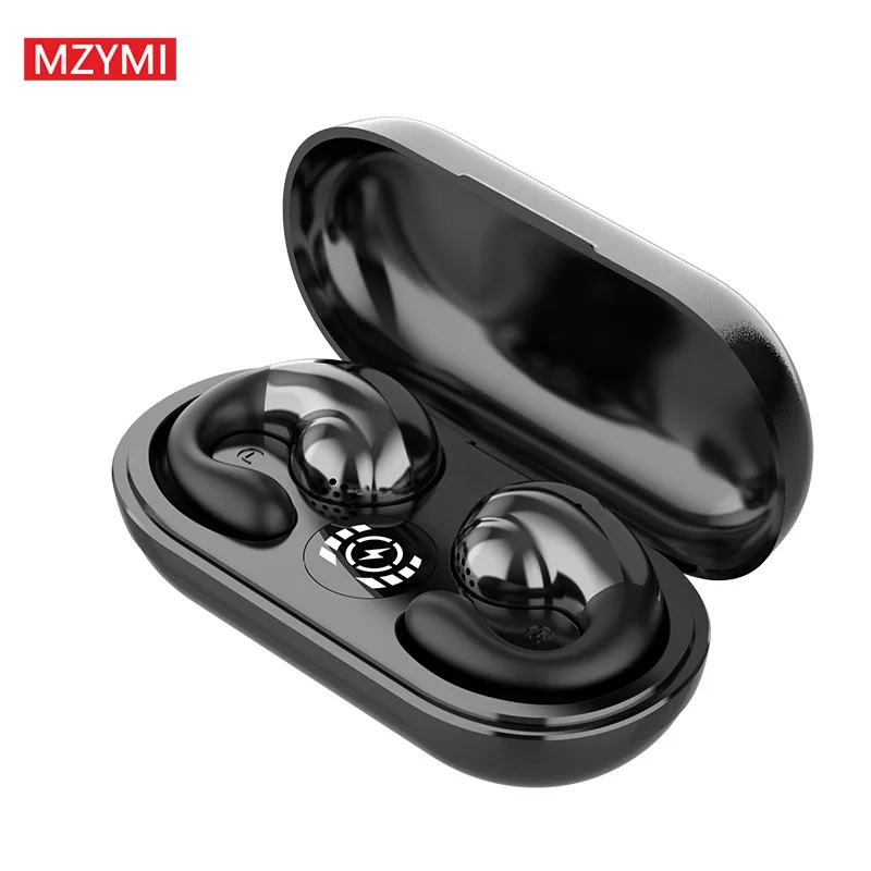 

MZYMI Earclip Wireless Earphones T20 Bluetooth Headphones Open Ear Earring Sports Waterproof Stereo Earbuds Headset