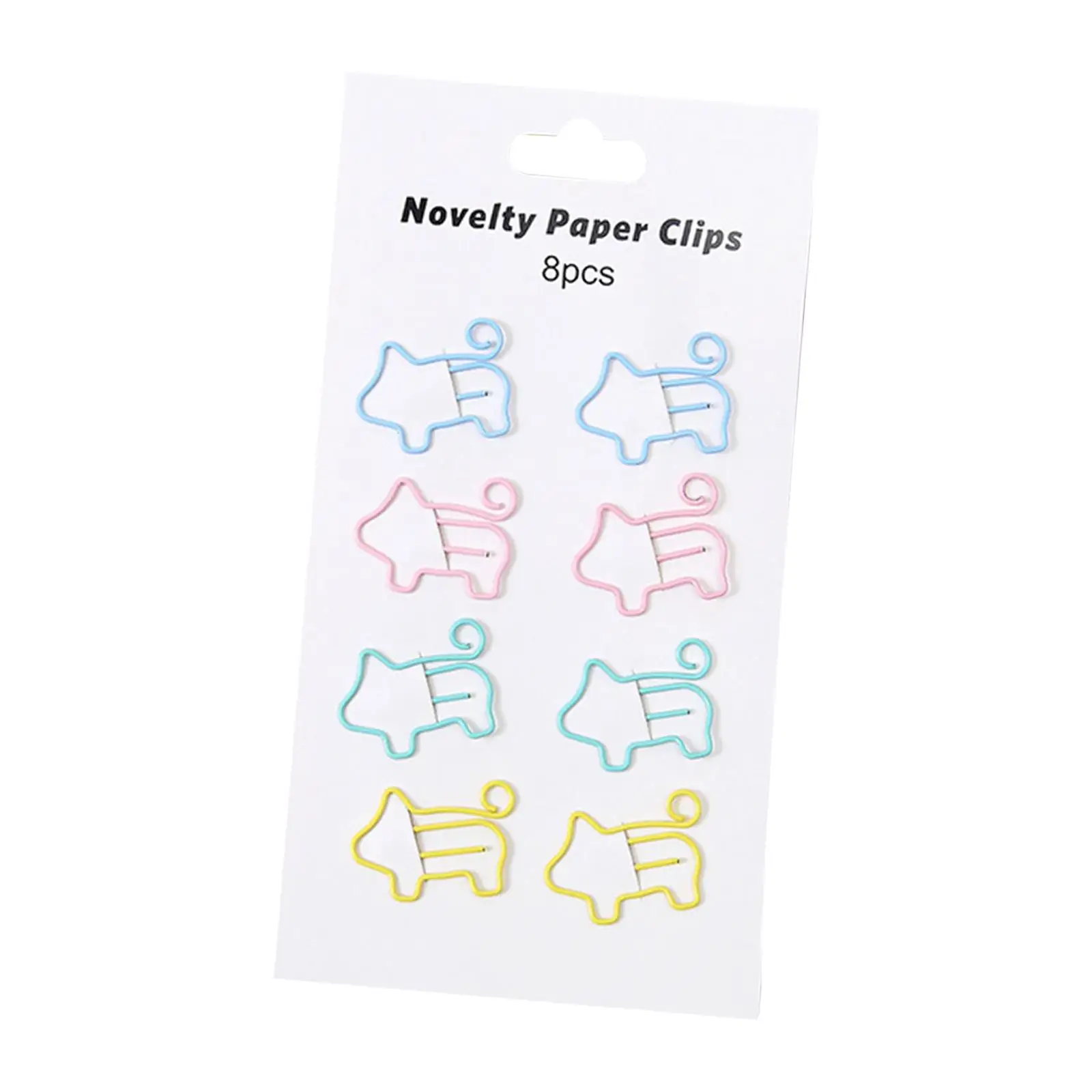 2x8x Novelty Paper Clips Metal Party Invitation Card Document Organization