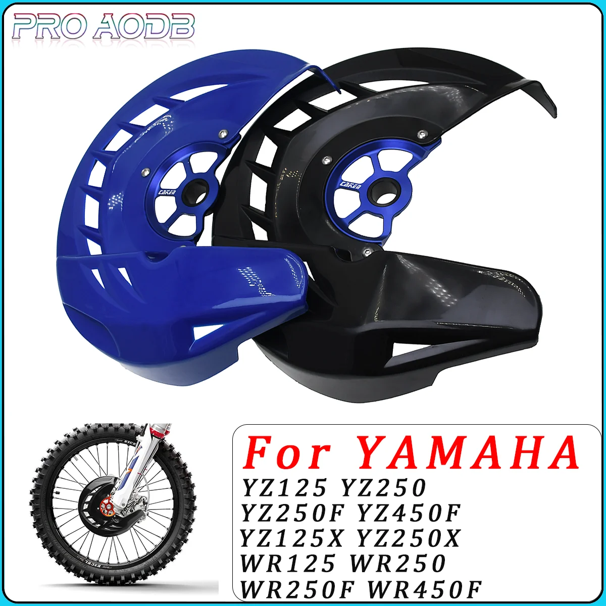 

For YAMAHA YZ125 250 250F 450F 125X 250X WR125 250 250F 450F 2002-2023 Motocross Dirt Bike 20-22mm Front Brake Disc Protection