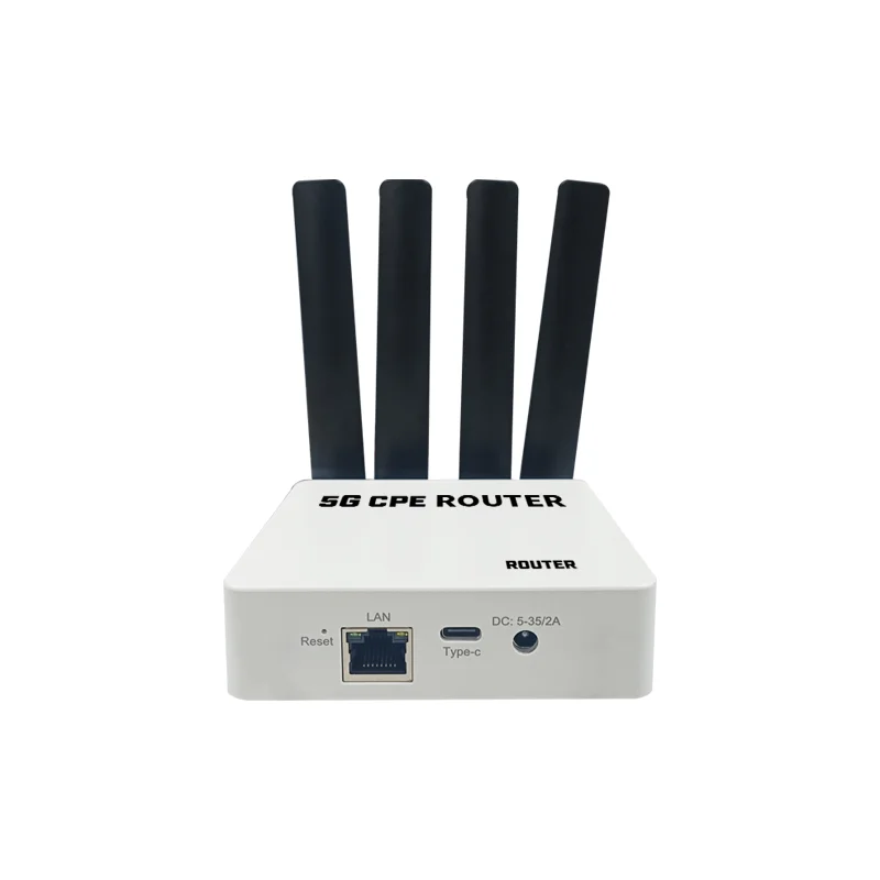 

Newest Style 5g modem Router with external antenna Gigabit network port 5g router with sim card slot