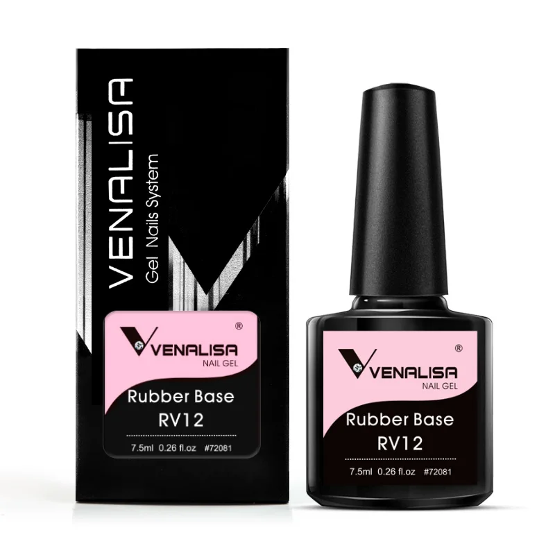 7,5ml Venalisa HEMA-freier TPO-freier Rubber Base Jelly Pink Soak-Off UV LED Gel Nagellack Semi-Permanent Nagel-Maniküre-Lack