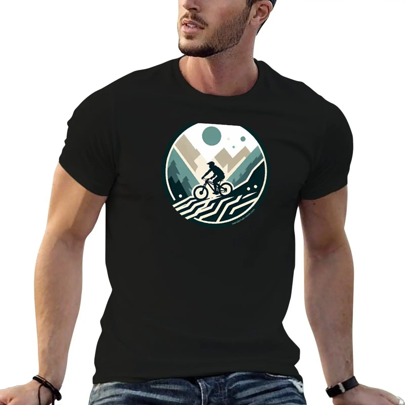 

Mountainbike Trail Shirt T-Shirt man t shirt designer t shirt man casual cotton t shirts man 100% T-shirt
