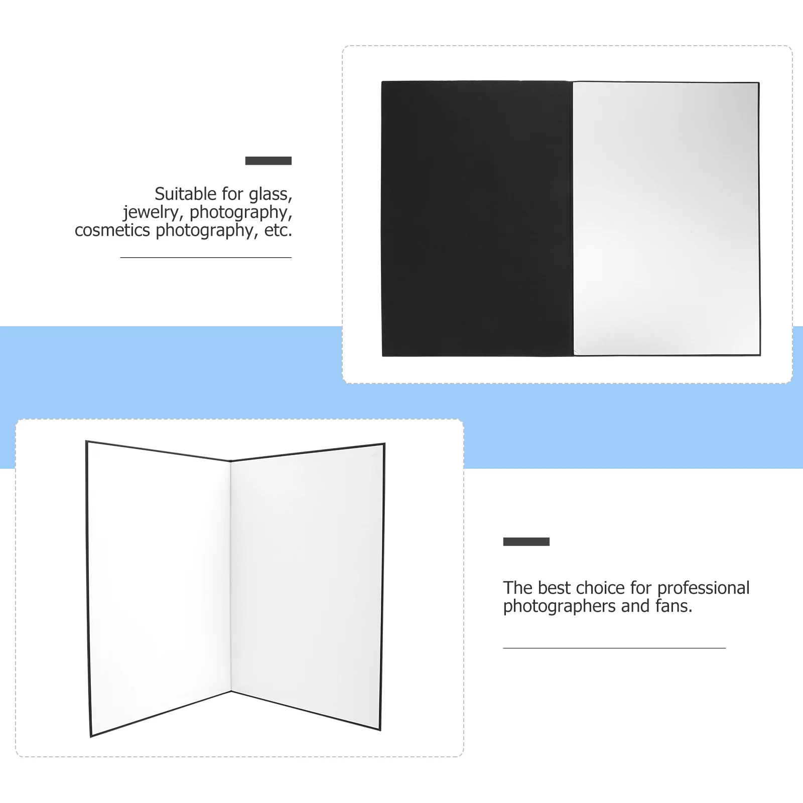 Reflector A3 Fill Light Board Folding Photo Reflective Paper Photography Diffuser