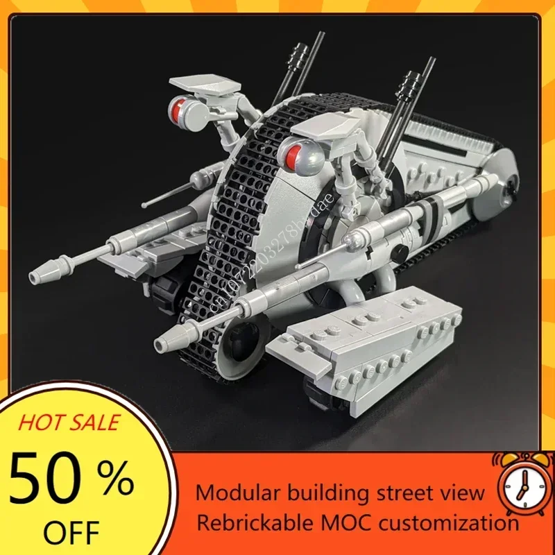 562PCS MOC Space Battle NR-N99 Tank Droid assault vehicle  Model Building Blocks Technology Bricks DIY Assembly Toys Kids Gifts