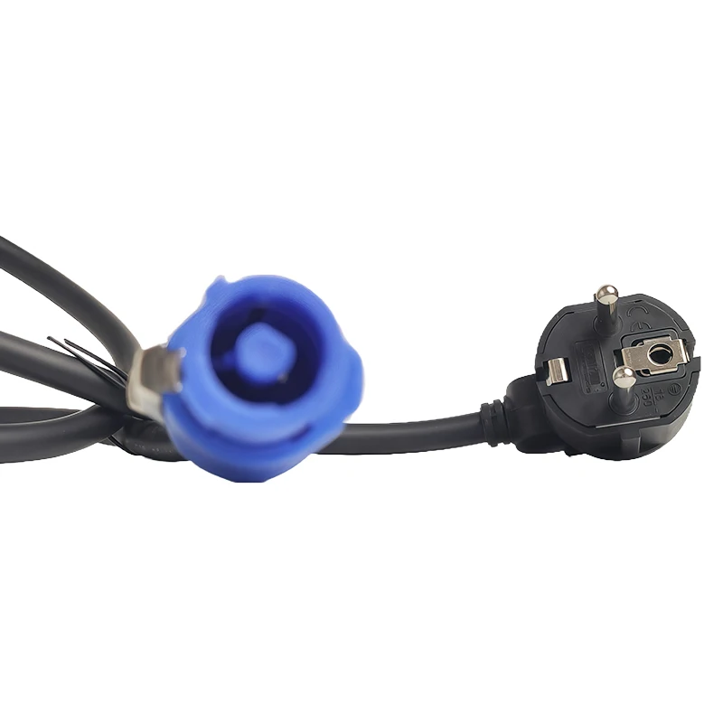 Moving Head Light Power Cable with Powercon Connector European Plug | 1-10M 3-Core Stage Lighting Power Cord for LED Par Lights