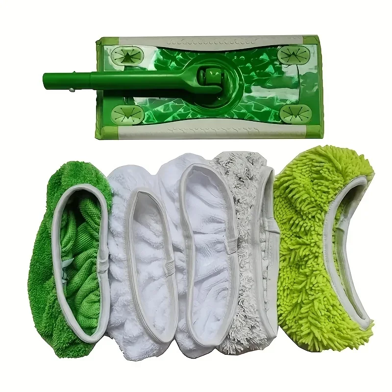 1pc Reusable Flat Mop Cloth Cover - Perfect for Household Cleaning!