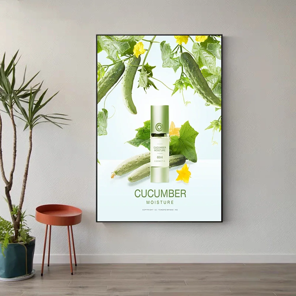 M04-2 Plant Skin Care Creative Publicity Picture Wall Silk Print Poster Home Decoration