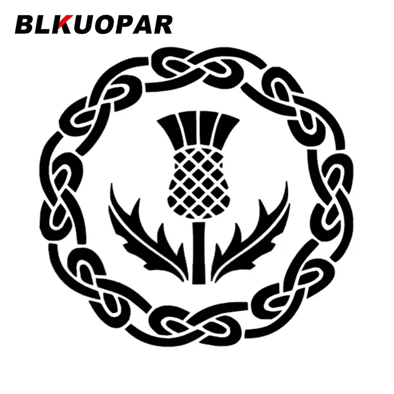 

BLKUOPAR For Scottish Thistle Decoration Car Stickers Car Door Protector Decal Air Conditioner Waterproof Windows Vinyl Graphics