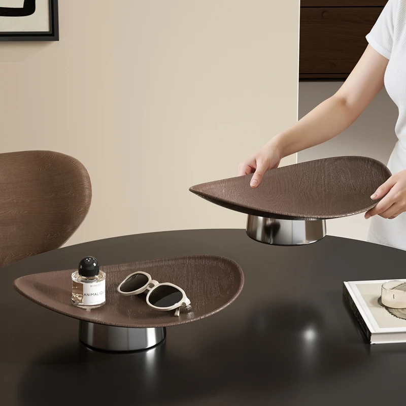 UFORU Premium Food Grade Fruit Bowl Modern Art Decor for Tabletop Stylish Black Serving Platter Luxury Home Kitchen Centerpiece view 4