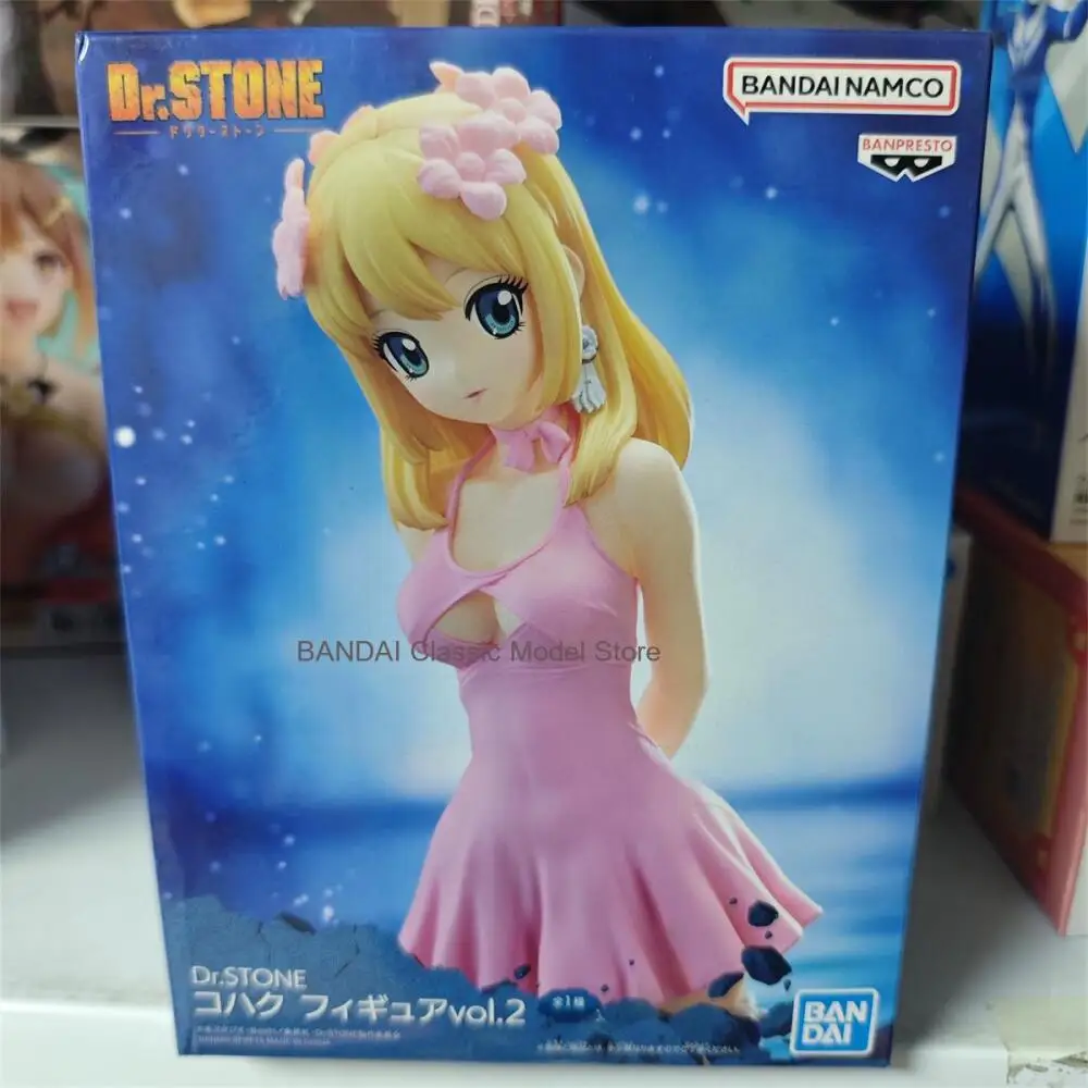 الأصلي بانداي بانبريستو أنيمي DR.STONE العنبر عمل الشكل مثير فتاة Kohaku تمثال جمع لعبة مجسمة دمية الحلي هدية