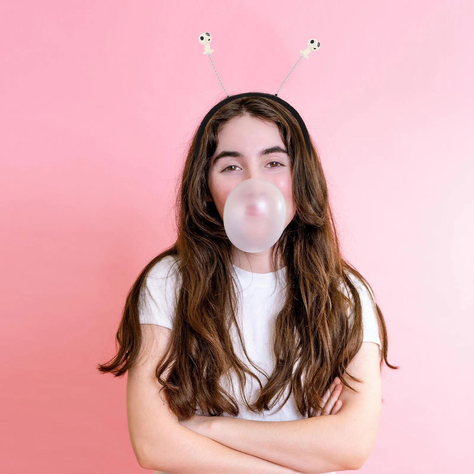 

Glow in The Dark Hair Band Cartoon Character Light Up Headwear for Children Party Night Event Fun Accessory Unique