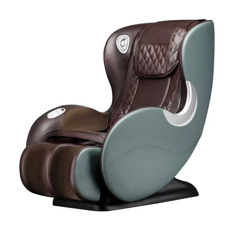 كرسي تدليك شياتسو لكامل الجسم، كرسي SL Track مع مكبر صوت بلوتوث - لون أخضر