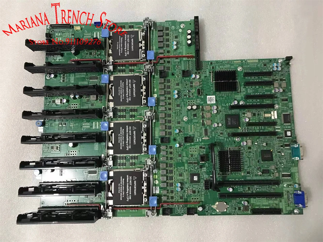 Motherboard for DELL PowerEdge R910 4U Rack P658H P703H NCWG9 HV8Y2 JRJM9 KYD3D