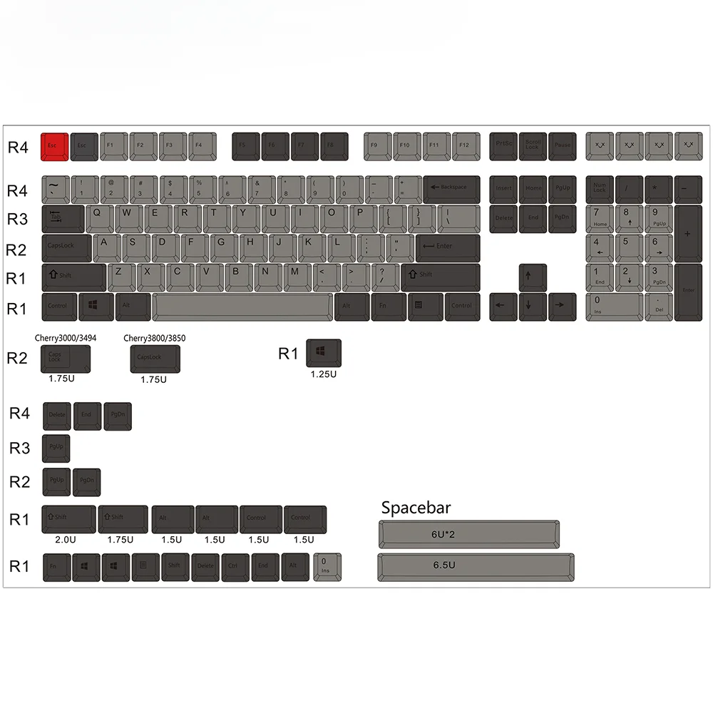 Hot Selling Omnitype GMK FILCO GANSS Dye-Subbed KBDfans KeyCult Jules Build Modern PBT Material Dolch Keycaps