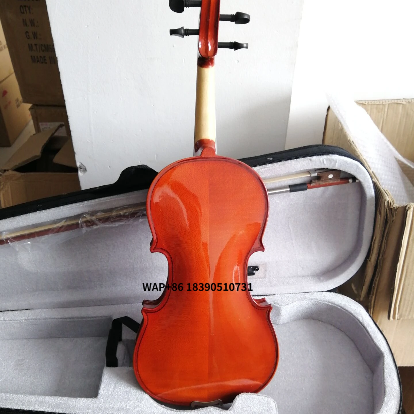 

Скрипка из цельной ели и клёна, модель GVT010A, бренд Aiersi Sinomusik