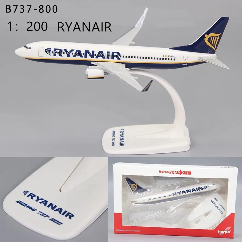 Modèle 1:200/Lufthansa/DELTA/ETHIOPIAN/QATAR/IBERIA/Émirats/RYANAIR, assemblage d'avion, affichage d'avion