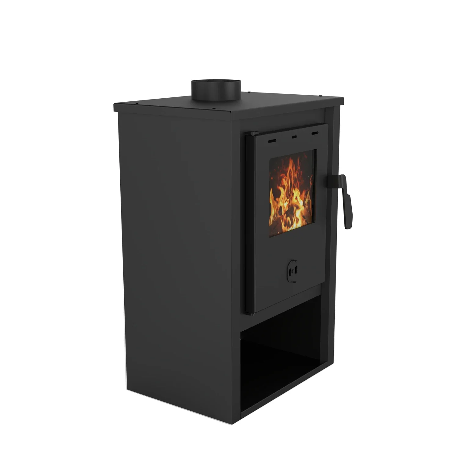 เครื่องทําความร้อนไม้ไร้ควันเตาเผาไม้เตาไม้ในร่มสําหรับขาย