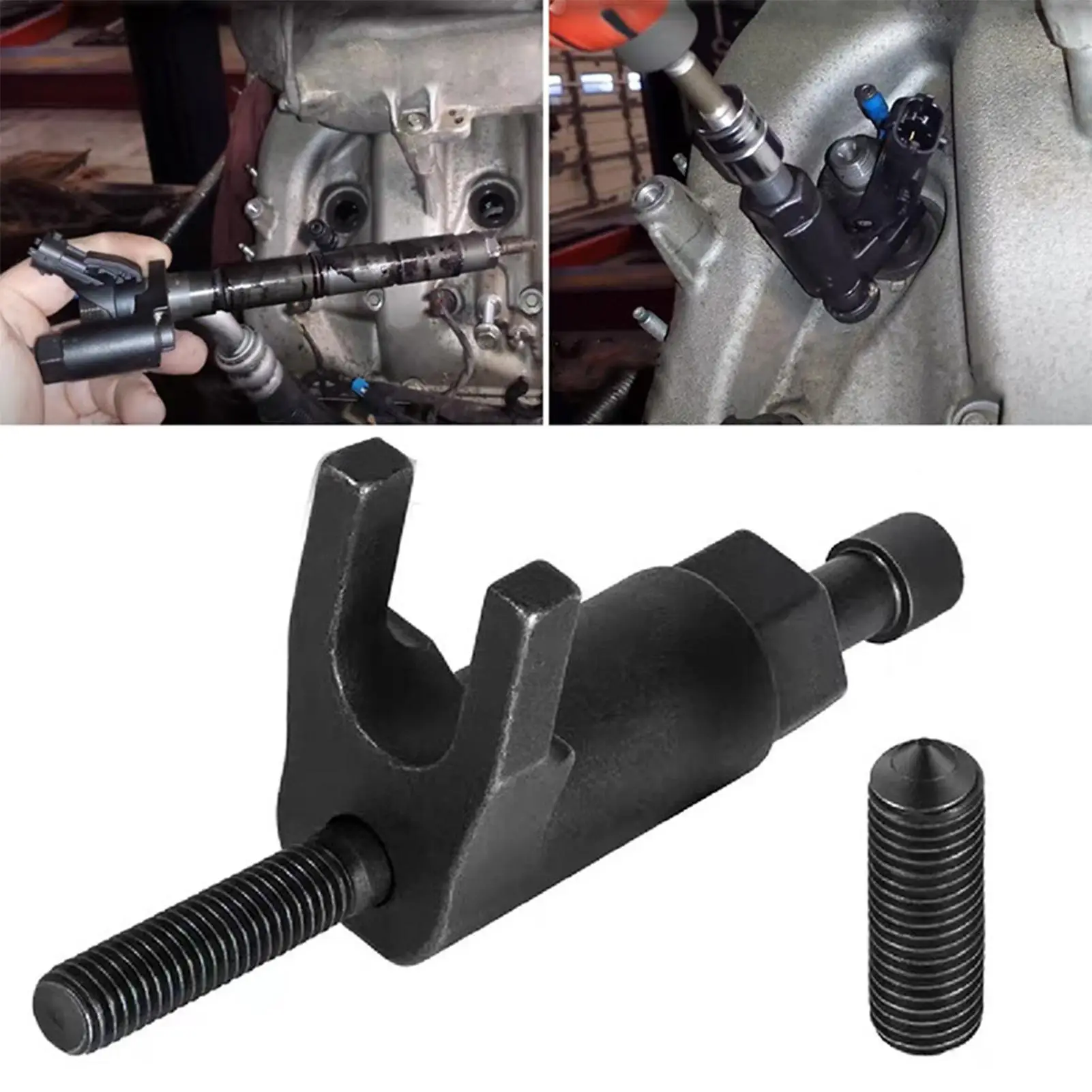 

Oil Injector Removal Professional Heavy Duty Stable Automotive Engine Extractor Oil Injector Puller Tool For Home Outdoor Auto