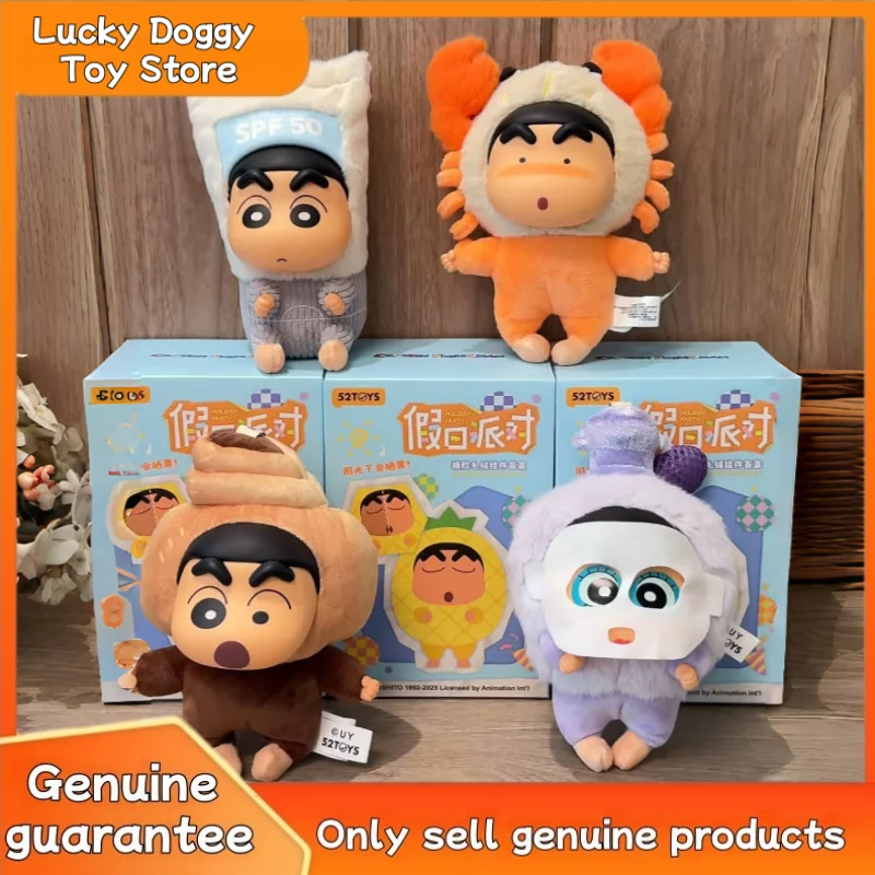 New Original Crayon Shin-Chan Holiday Party Series Vinyl Plush