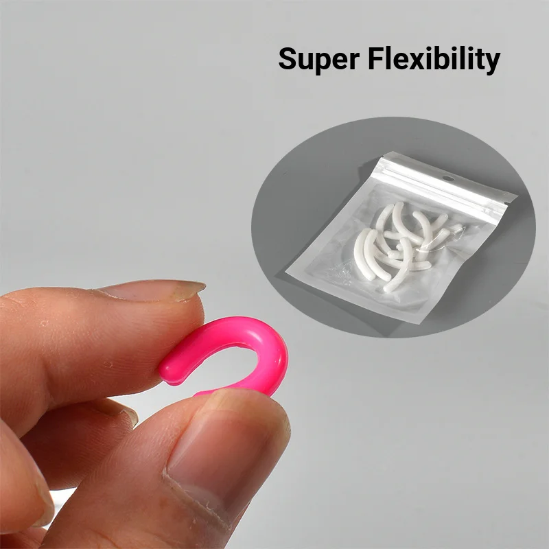 10Pcs Eyelash Curler Silicone Replacement Pads, Perfect Curl Creation Easy Installation, Universal Soft Silicone Refill Pads