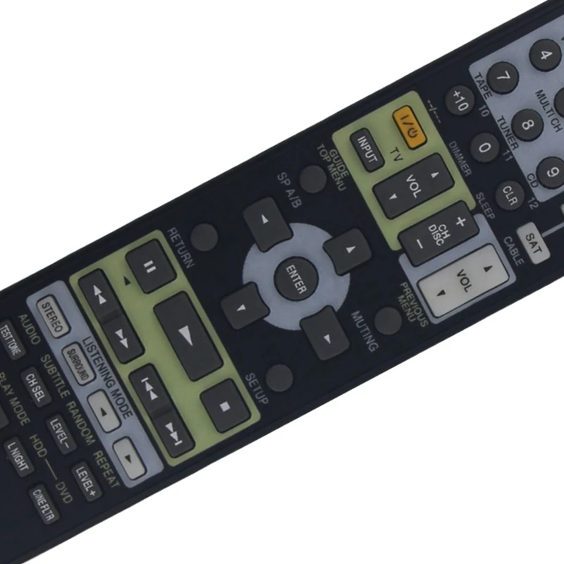 ABUO Remote Control RC-607M Replacement for Onkyo Receiver TX-NR708 TX-SR503 H A1 Black ABS