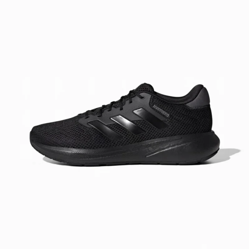 

Adidas Новые легкие амортизирующие тренировочные кроссовки Midsole Grip-Stability для мужчин и женщин Response Runner Удобные износостойкие легкие кроссовки для фитнеса Черный воин Цвет Модные универсальные повседневные спортивные кроссовки Экономичные Ih