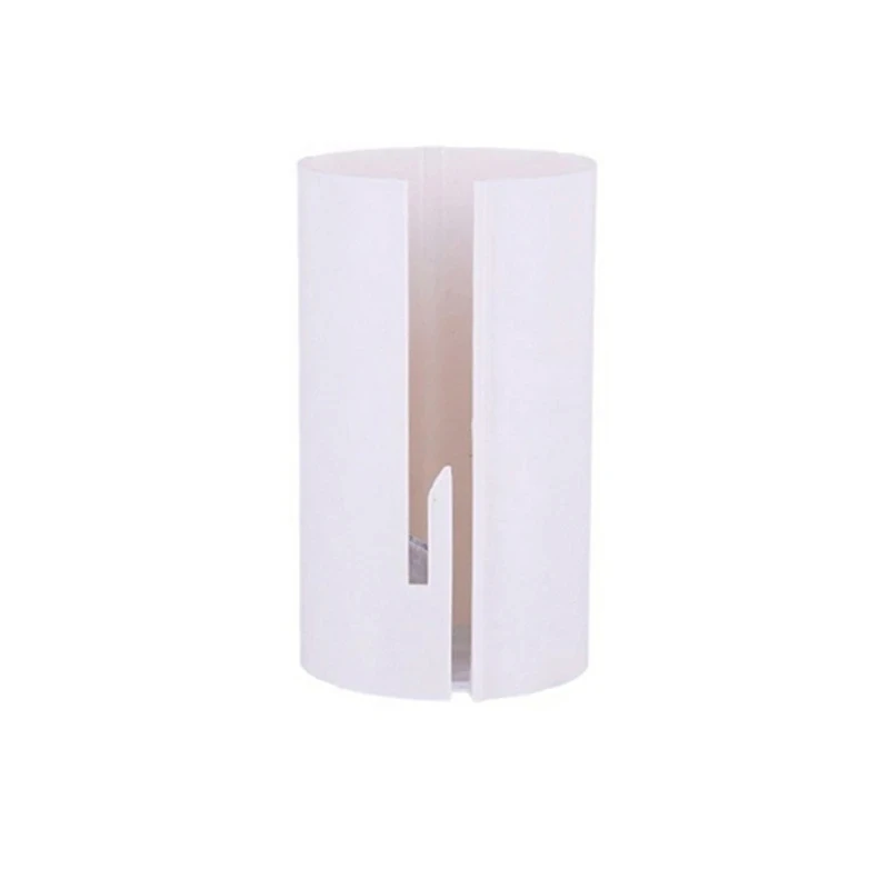 Durable White Cylindrical Paper Cutter Sliding Wrapping Paper Cutter Easy Glide Gift Wrap Trimmer for Christmas Birthdays