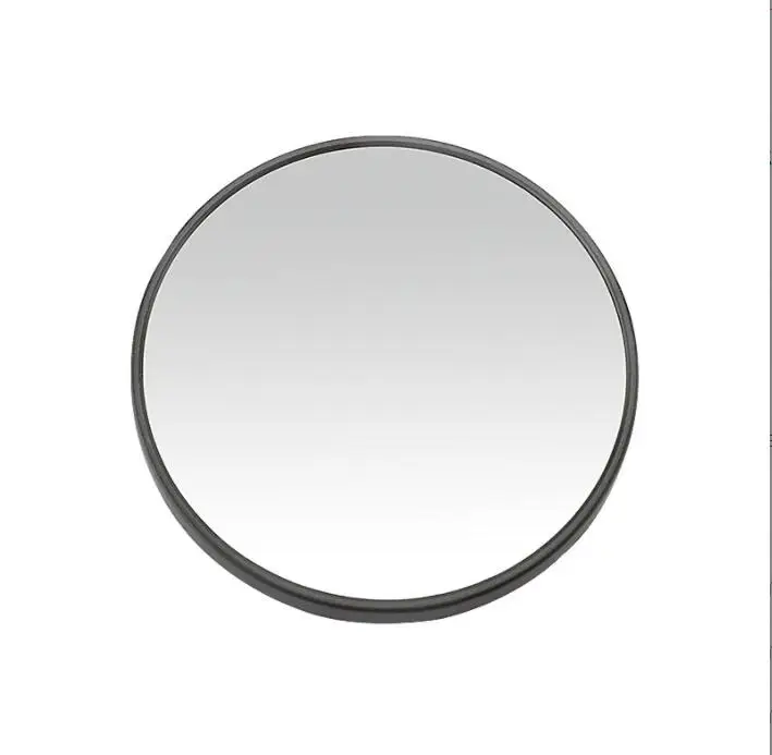 Miroir de maquillage grossissant 10x avec deux ventouses, grossissement de bain, miroirs ronds encadrés, outils de maquillage, grossissement