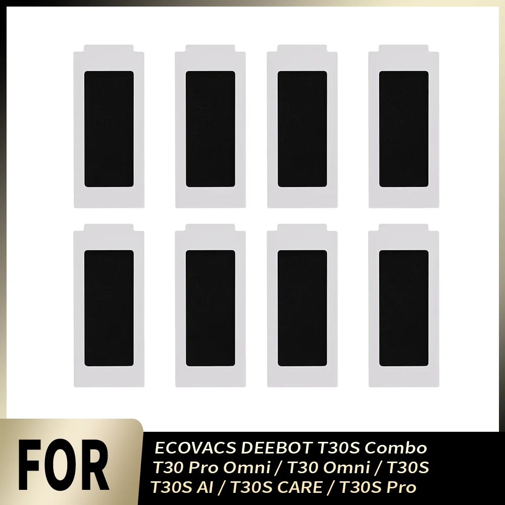Perfekt passender HEPA-Filter mit hoher Filtrationsleistung für ECOVACS DEEBOT T30S Combo T30 Pro Omni T30 Omni T30S T30S AI T30S CARE T30S Pro