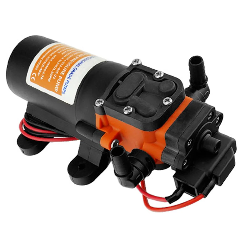 

35PSI 12V Marine Water Pump Diaphragm Self Priming Pump Boat Accessories Showers Toilets Water Transfer Motor for RV Caravan