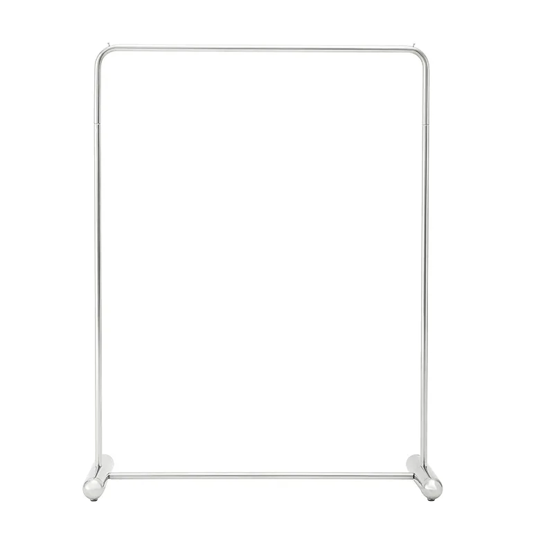 

Clothing store display rack, mirror stainless steel, women's clothing store window photo shelf